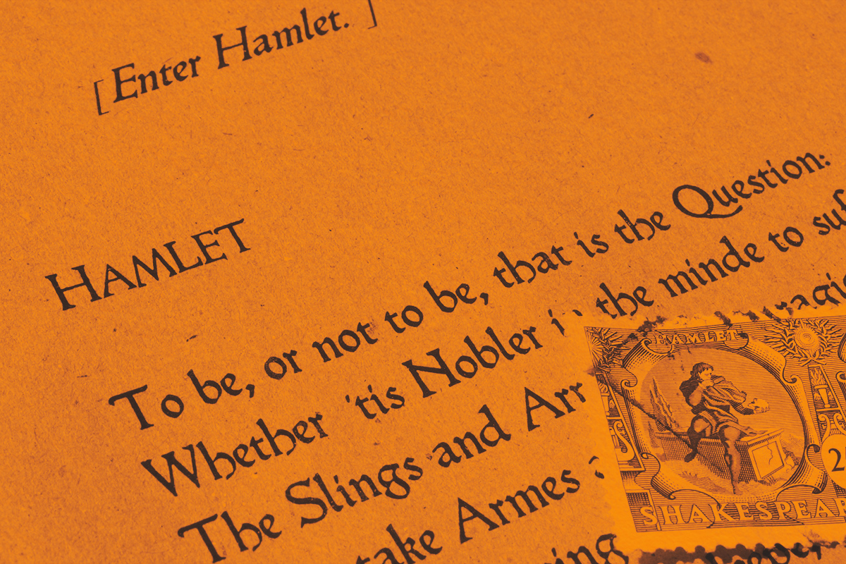 William Shakespeare's Hamlet text