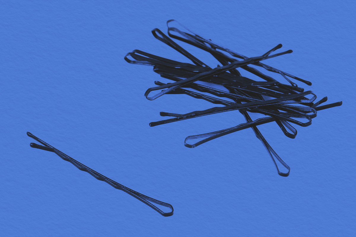 Pile of bobby pins