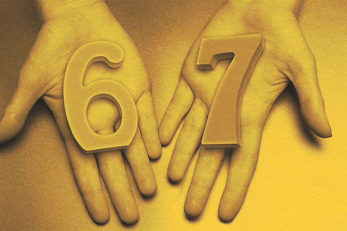 Six seven numbers in hand