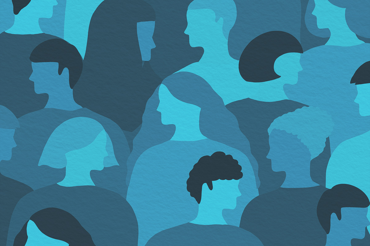 Illustration of various people