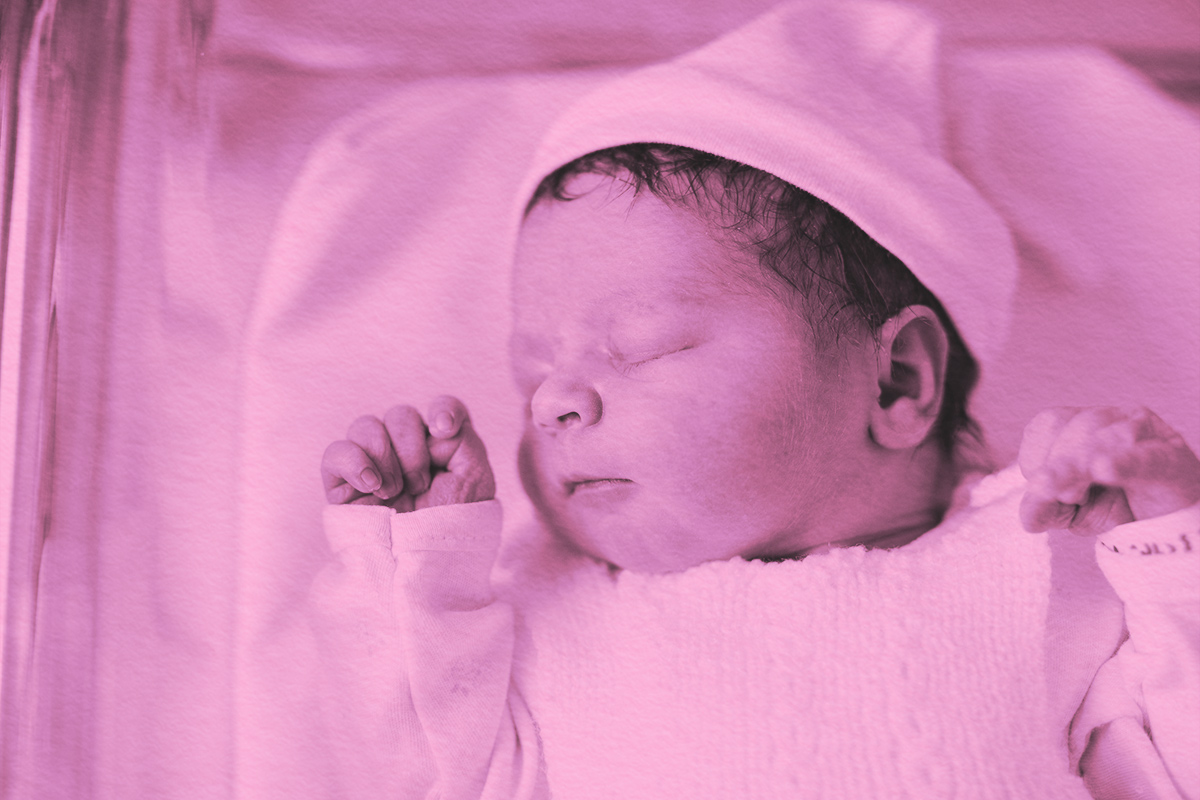 newborn baby at hospital