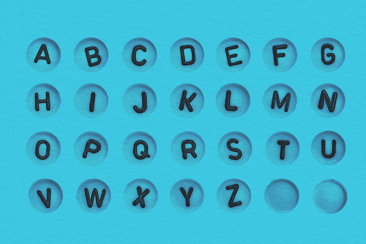 ABC Alphabet Letter buttons