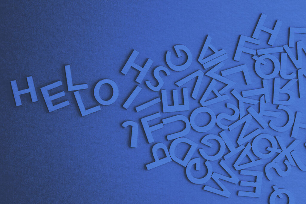 wooden cut alphabet letters